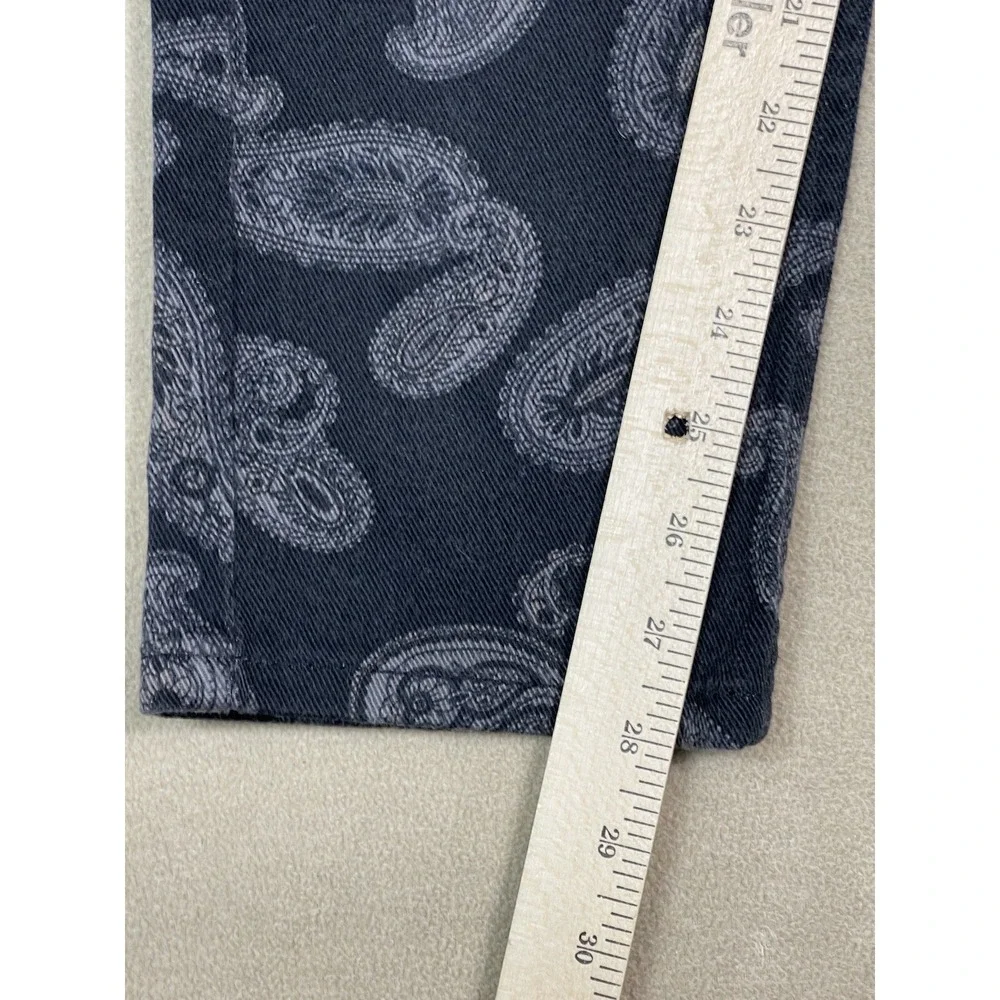 Levis Jeans Mens 29x30 Black 512 Paisley‎ Denim Casual Denim Tapered Adult